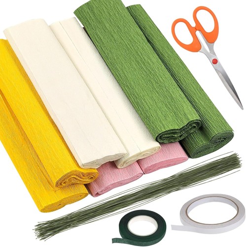 41tlg crepe papierblätter - 41tlg,