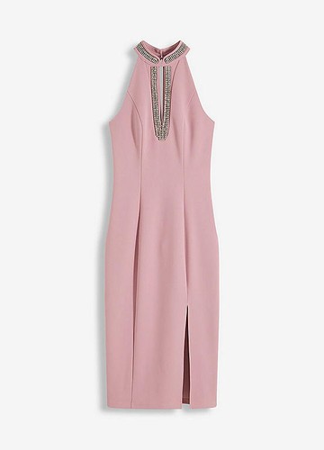 Midikleid aus strukturiertem