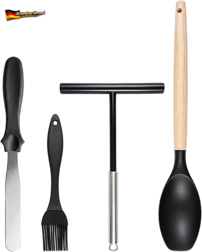 Crepe zubehör set - zubehör, edelstahl