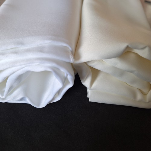 Satin stoff matt crepe - stoff,
