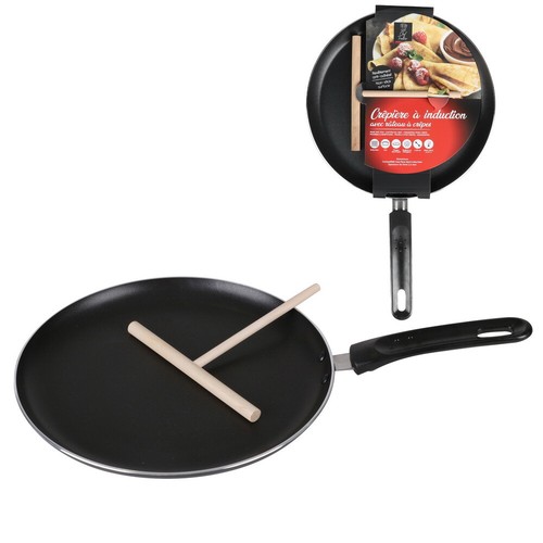 Crepespfanne mit teigverteiler - mit,