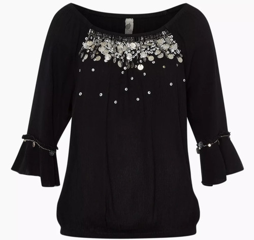 Tredy crepe bluse tunika - gr.3,